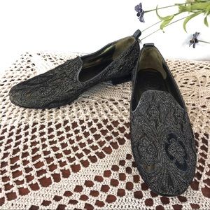 Johnston & Murphy brocade loafer.